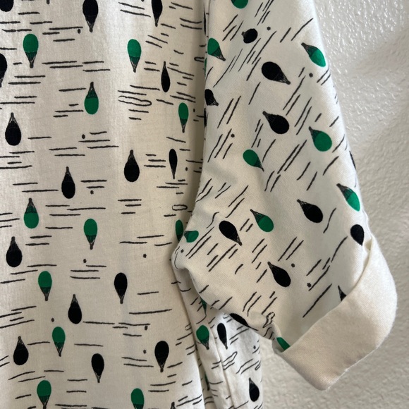 Organic Cotton Womens SIze 16 Cream Relaxed Comfy Spring T Shirt Adventure Dress - Picture 4 of 12